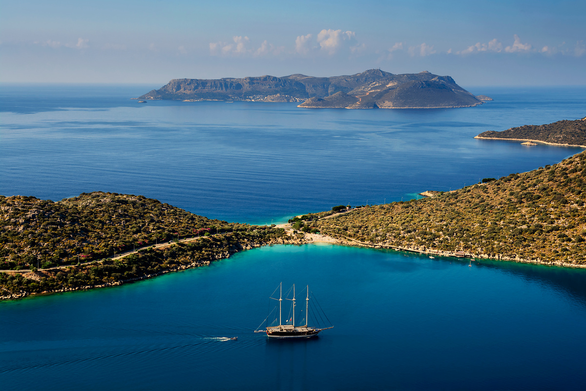 Kas ince bogaz and Meis island